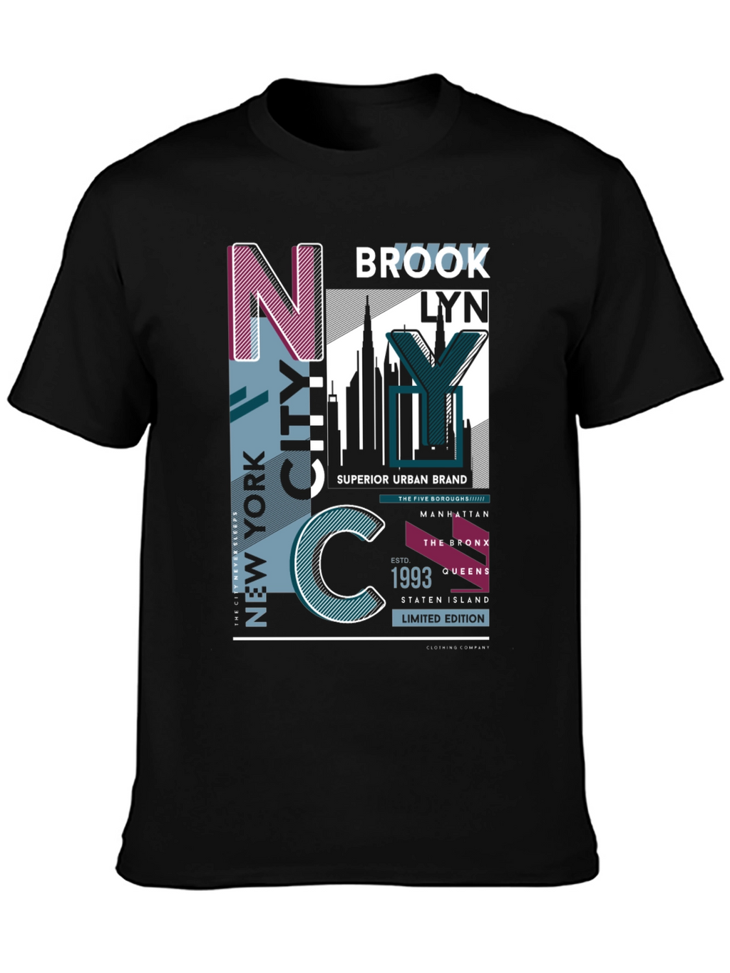 New York City Graphic Print T-Shirt