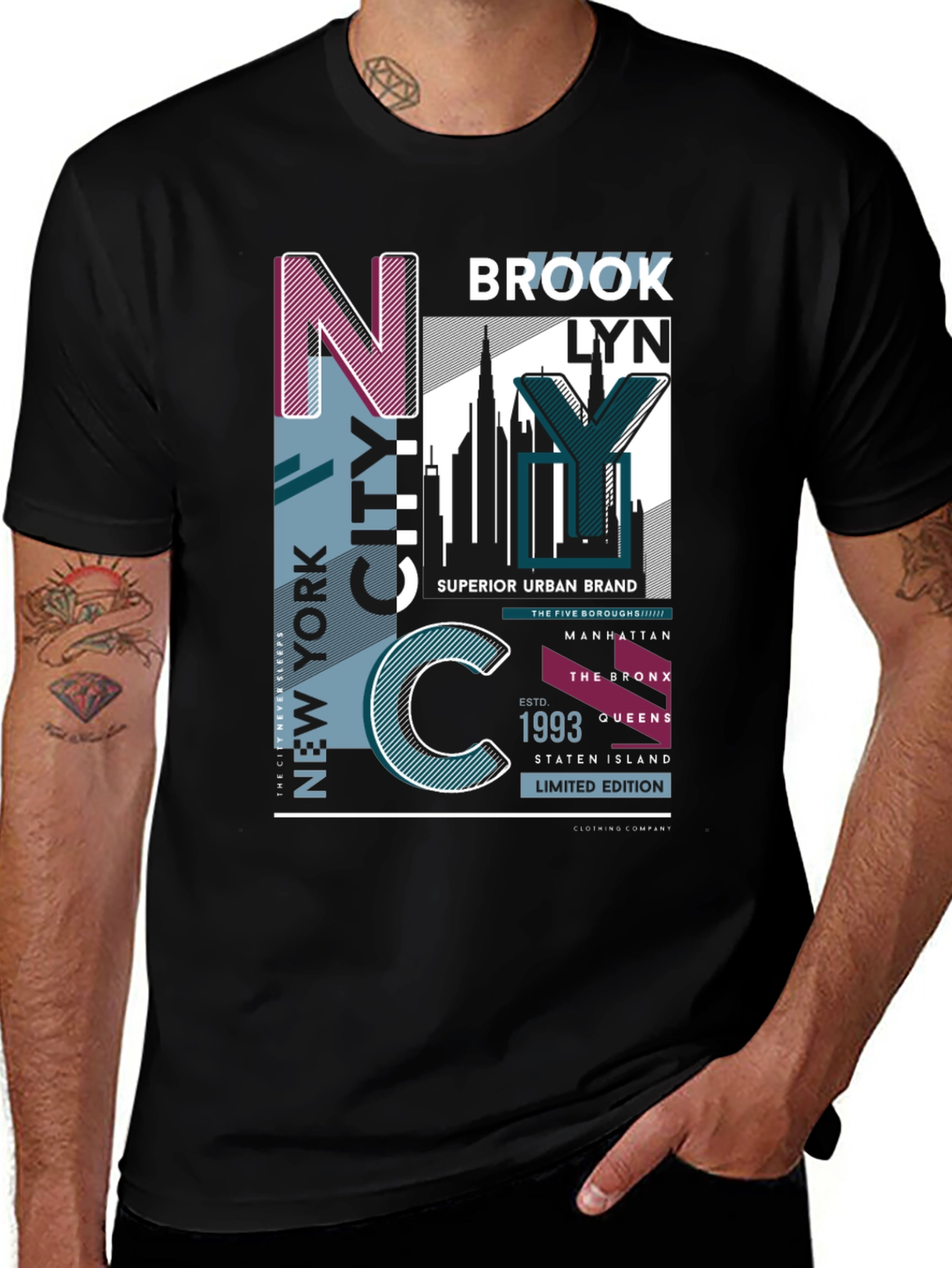New York City Graphic Print T-Shirt