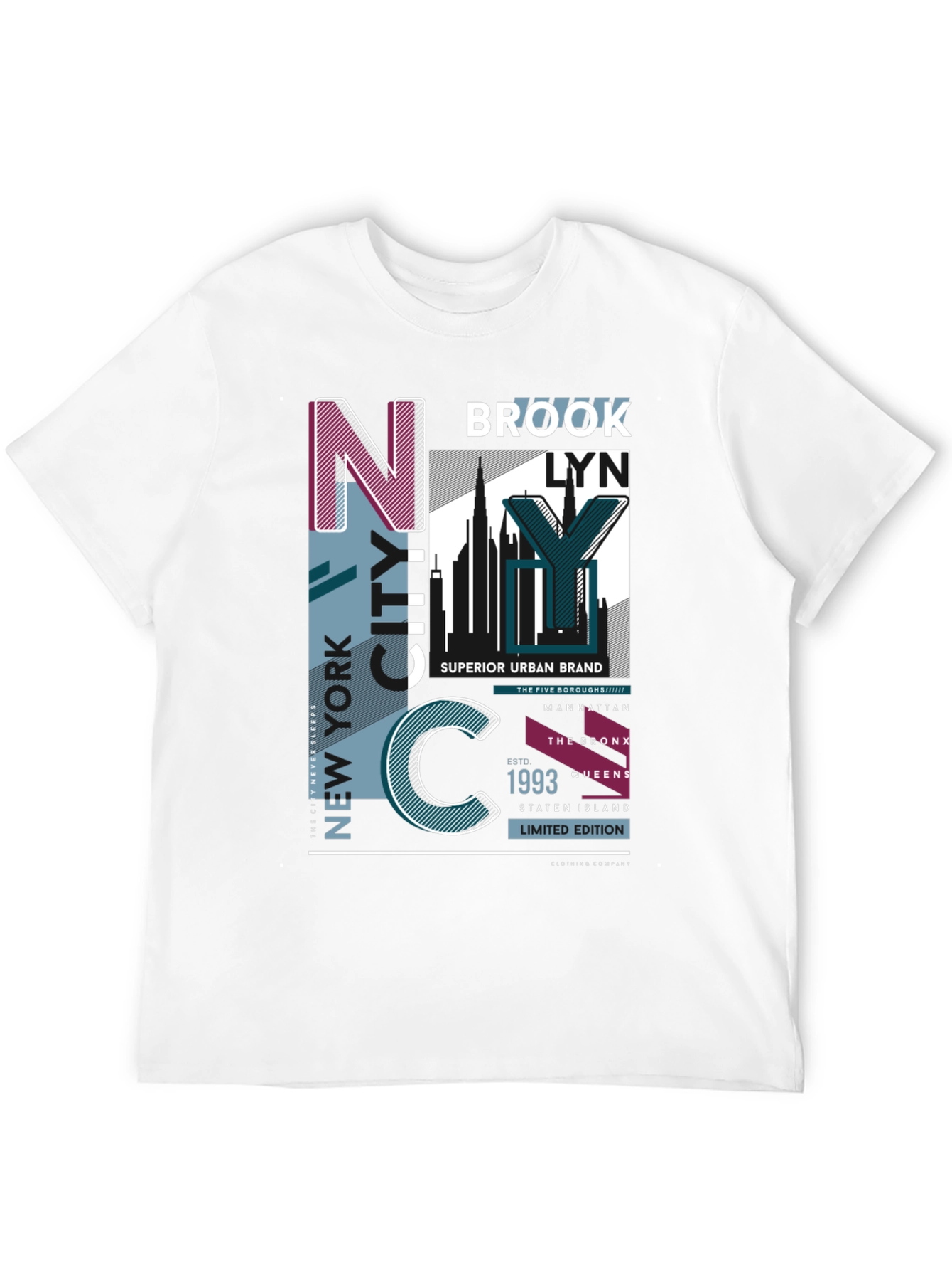 New York City Graphic Print T-Shirt