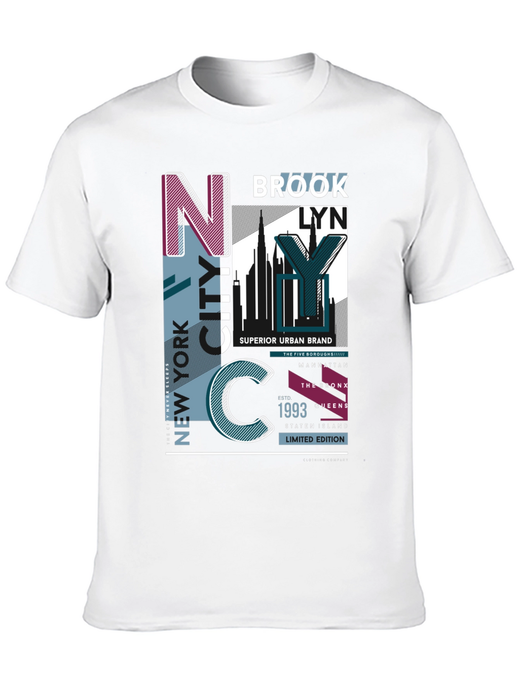 New York City Graphic Print T-Shirt