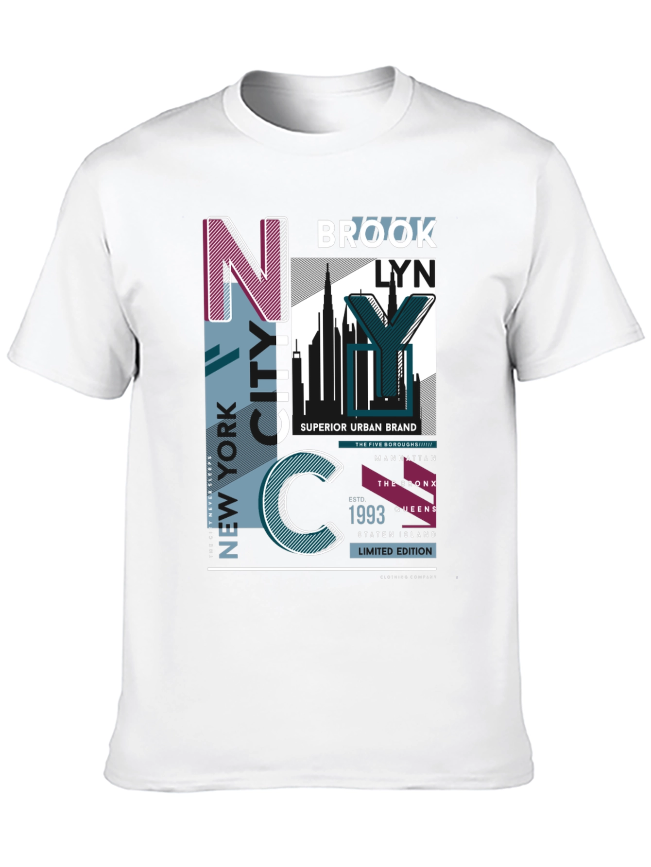 New York City Graphic Print T-Shirt