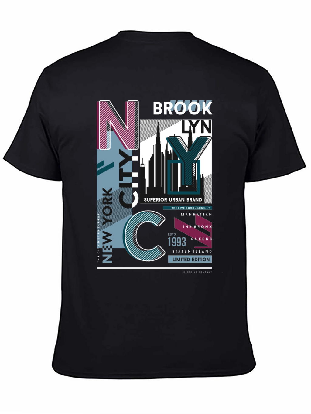 New York City Graphic Print T-Shirt