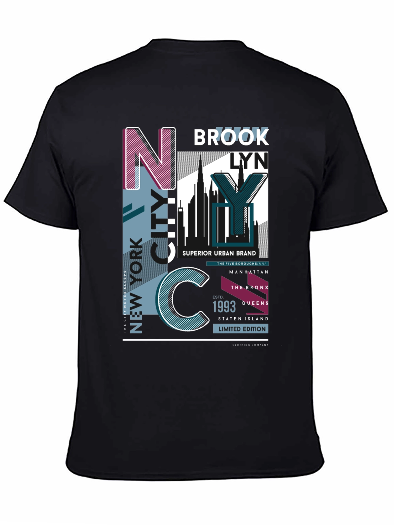 New York City Graphic Print T-Shirt