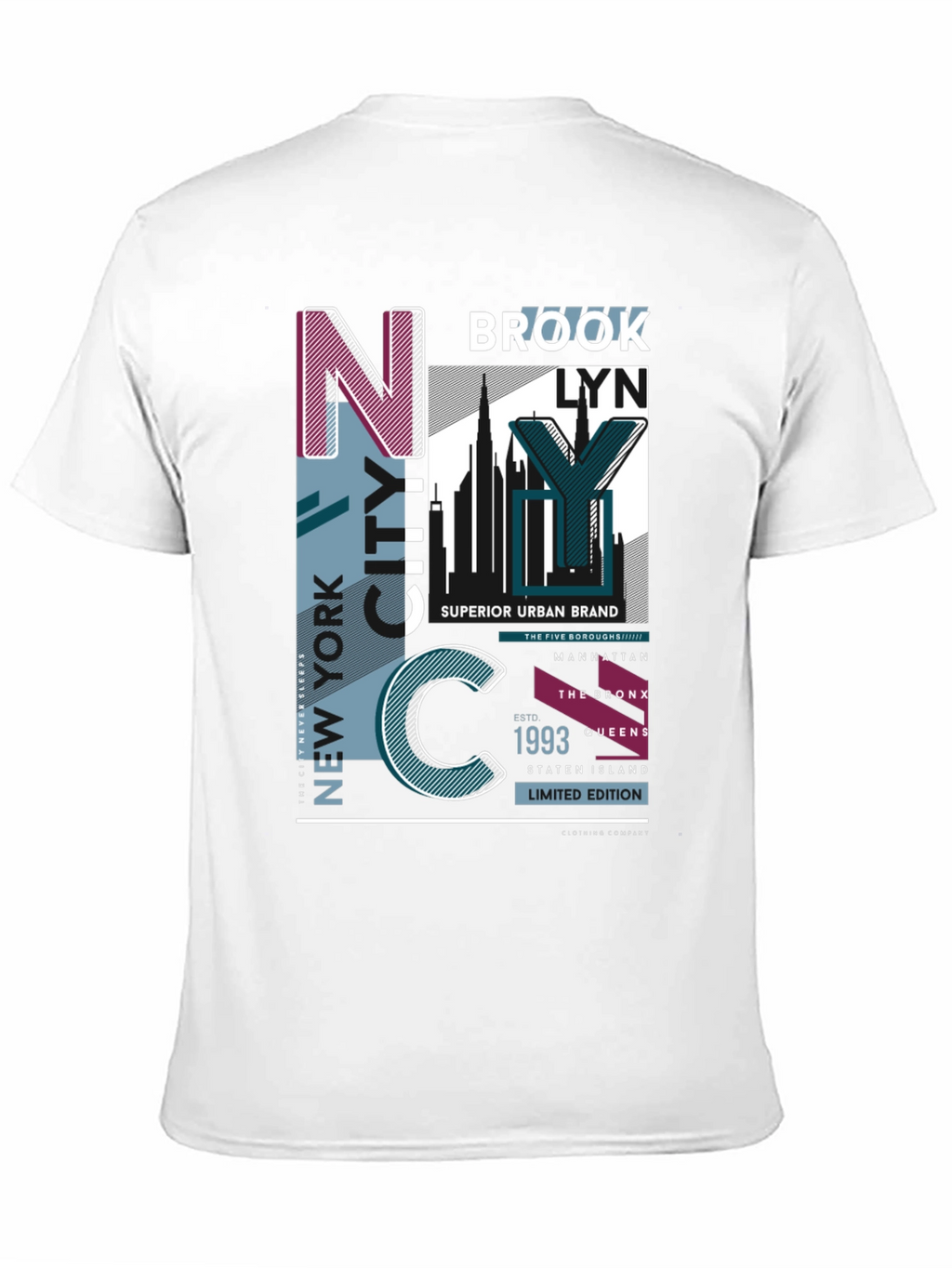New York City Graphic Print T-Shirt