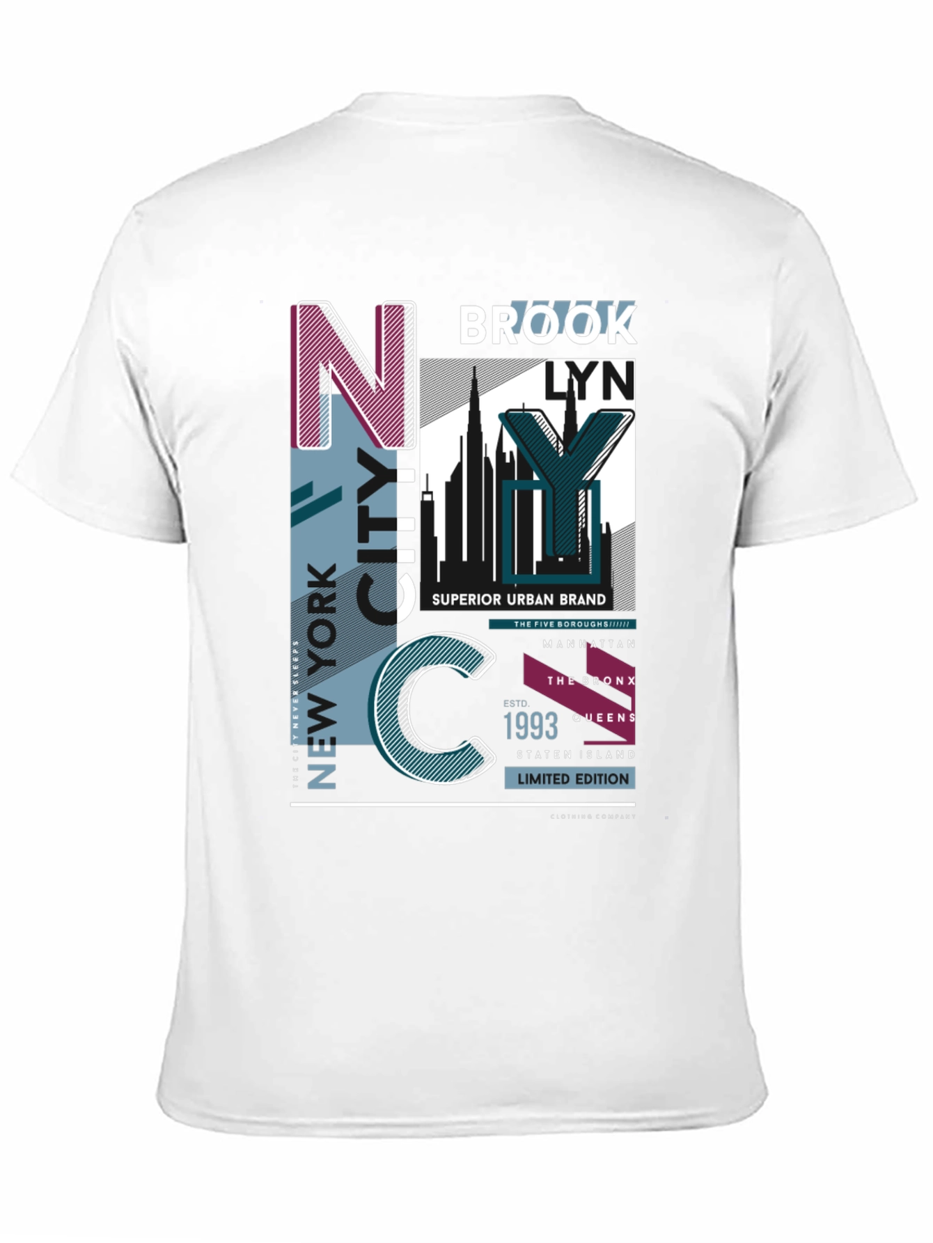 New York City Graphic Print T-Shirt