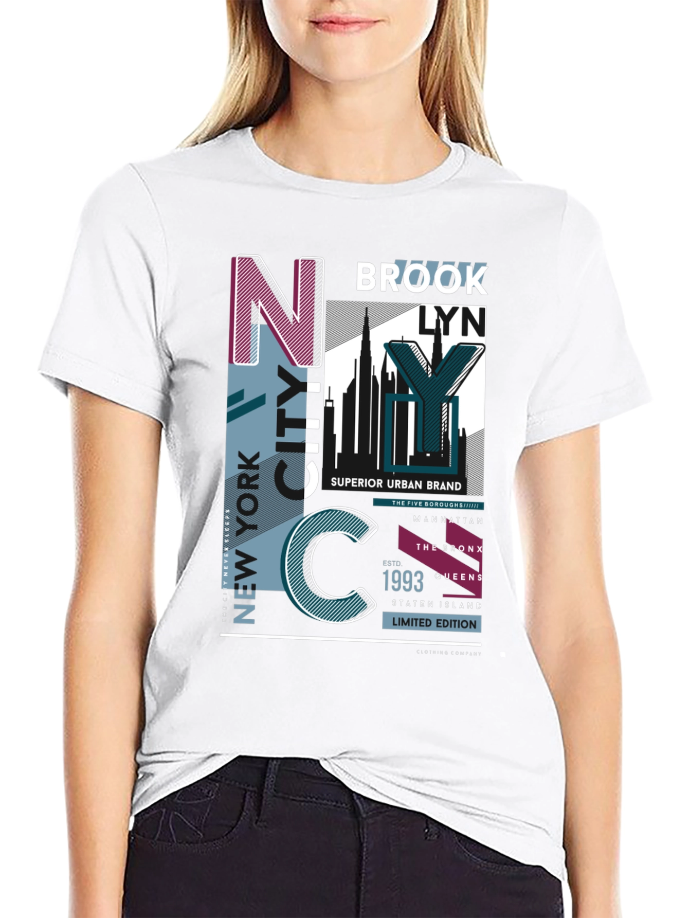 New York City Graphic Print T-Shirt