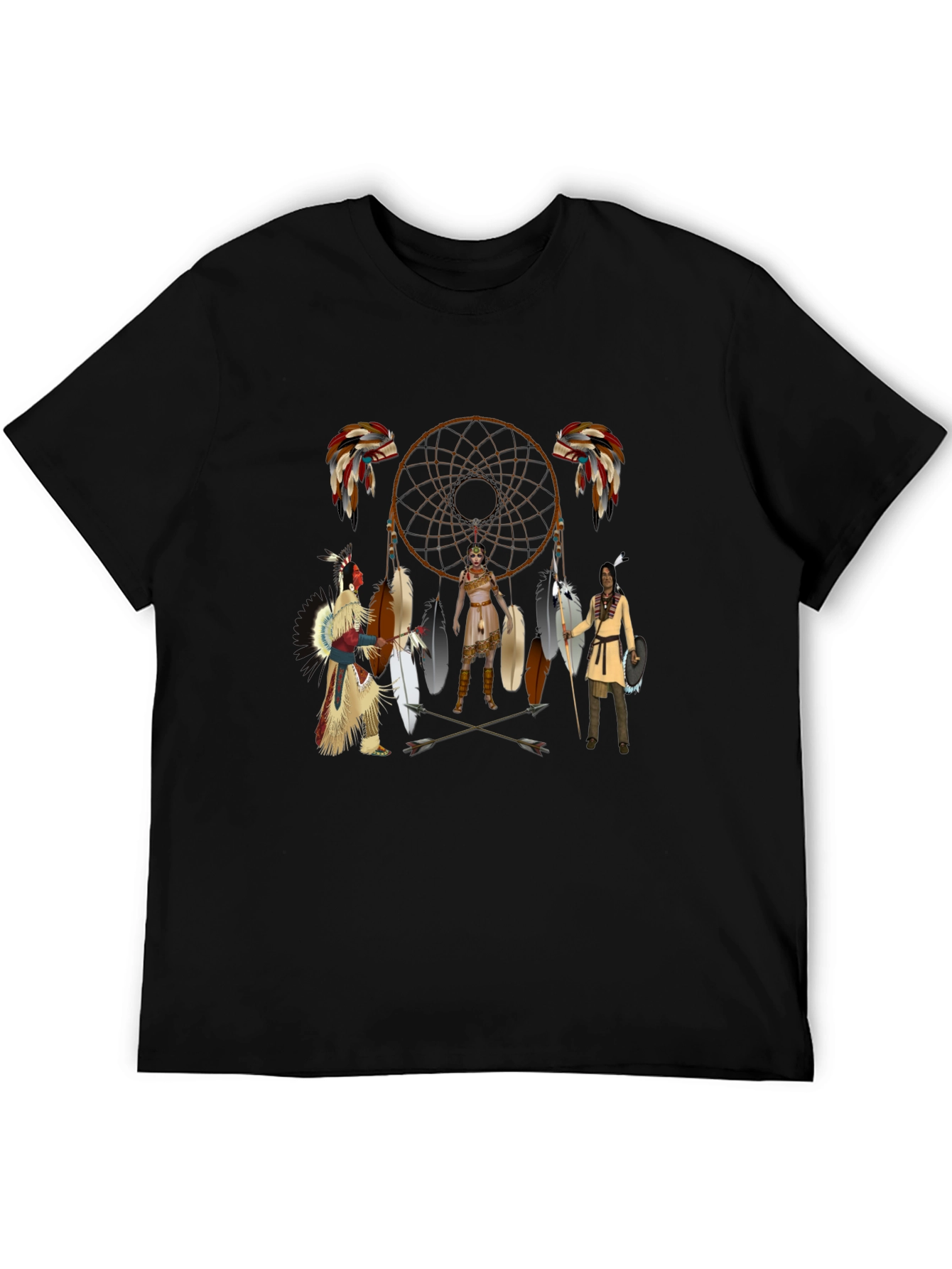 Native American Dream Catcher Graphic T-Shirt