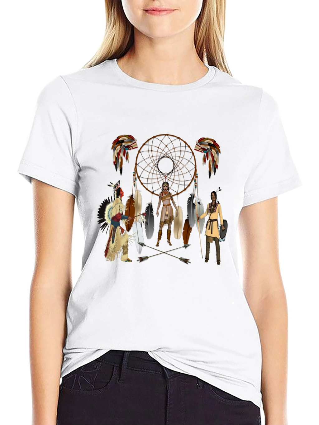 Native American Dream Catcher Graphic T-Shirt