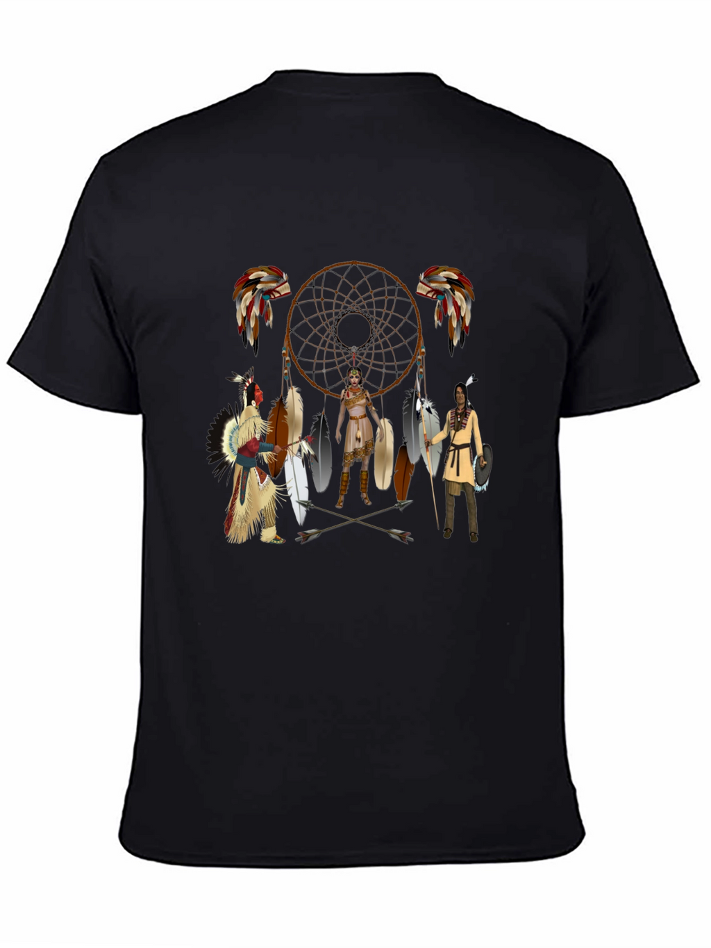 Native American Dream Catcher Graphic T-Shirt