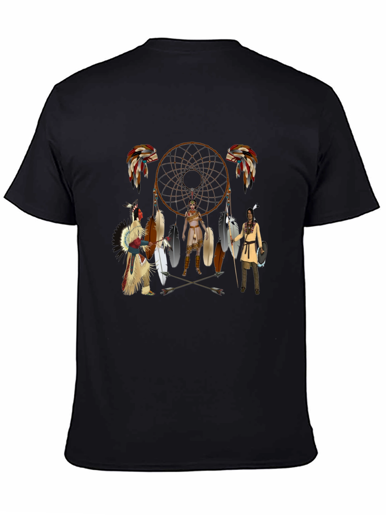 Native American Dream Catcher Graphic T-Shirt