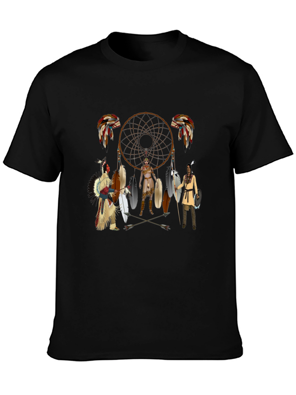 Native American Dream Catcher Graphic T-Shirt