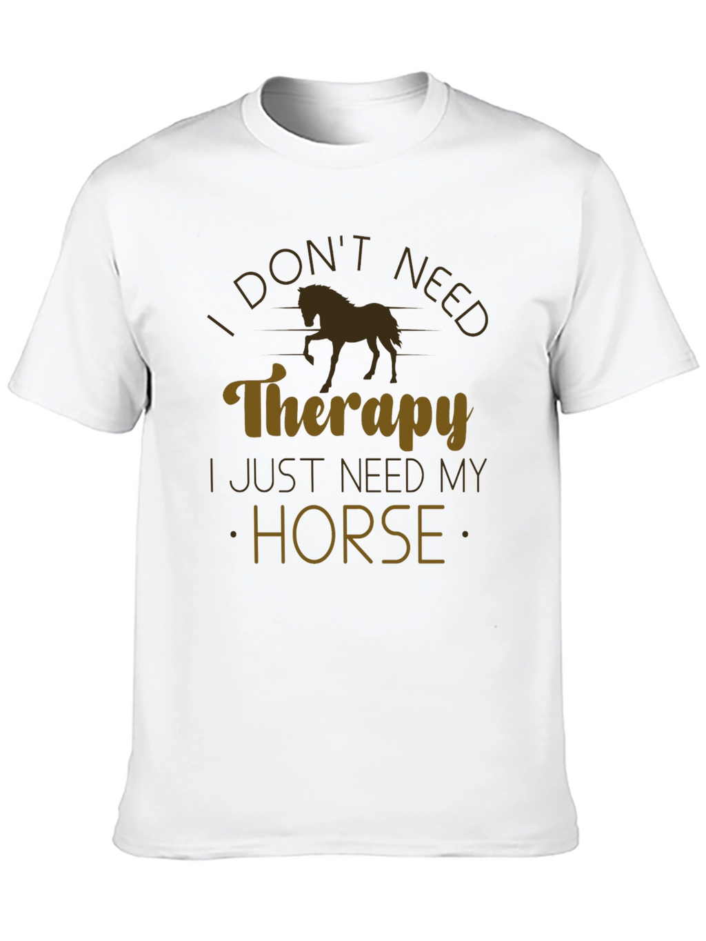 Horse Therapy T-Shirt - Novelty Graphic Tee