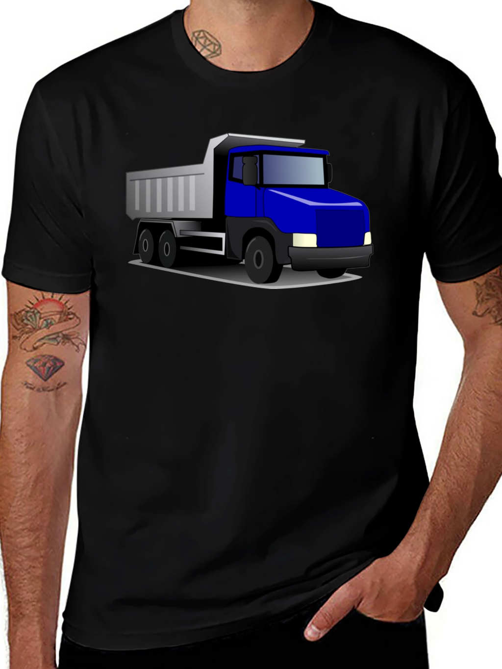 Truck Graphic T-Shirt - Cool Design