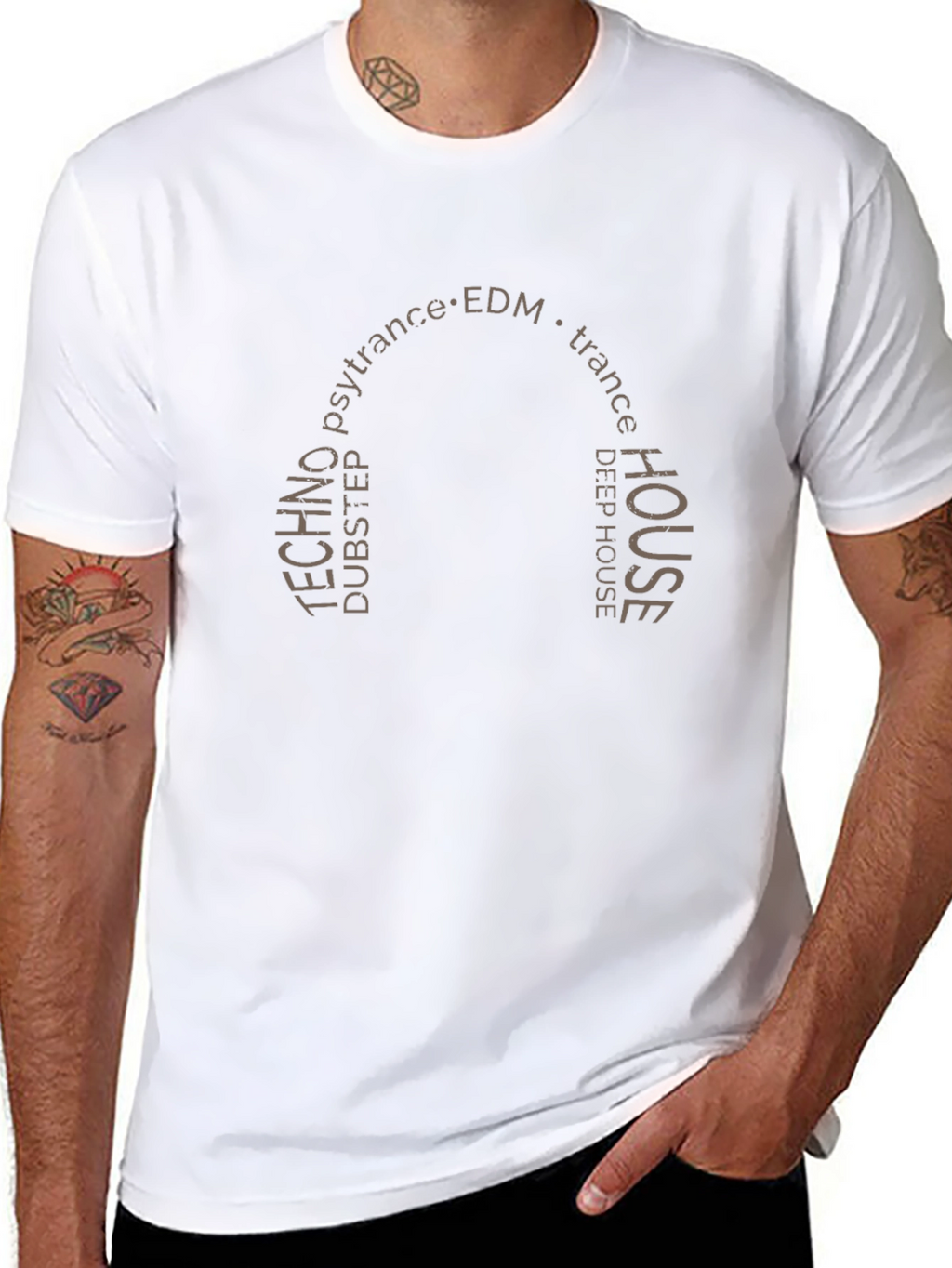 Music Genre Headphone T-Shirt