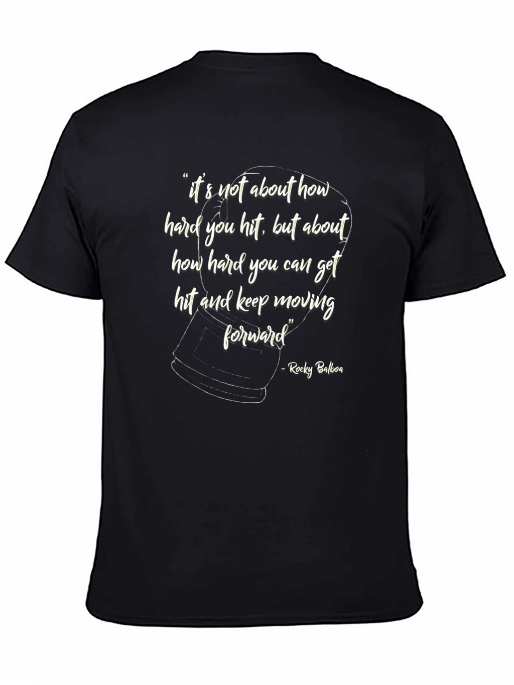 Rocky Balboa Quote T-Shirt: Motivational Boxing Tee