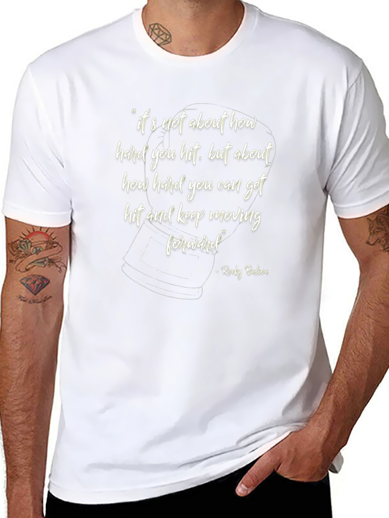Rocky Balboa Quote T-Shirt: Motivational Boxing Tee