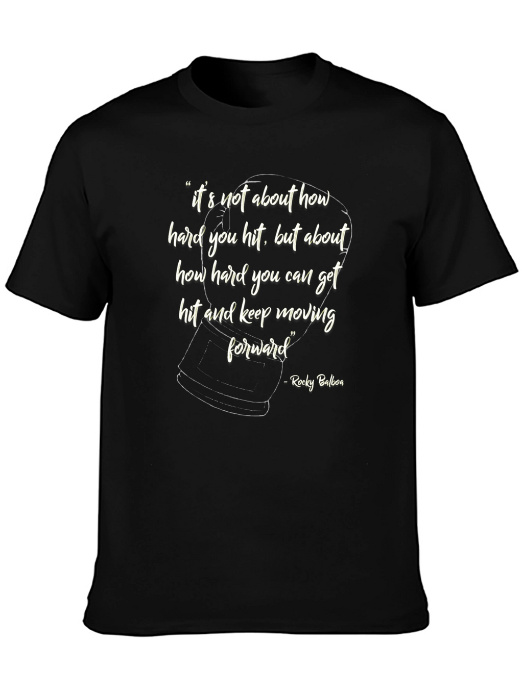 Rocky Balboa Quote T-Shirt: Motivational Boxing Tee