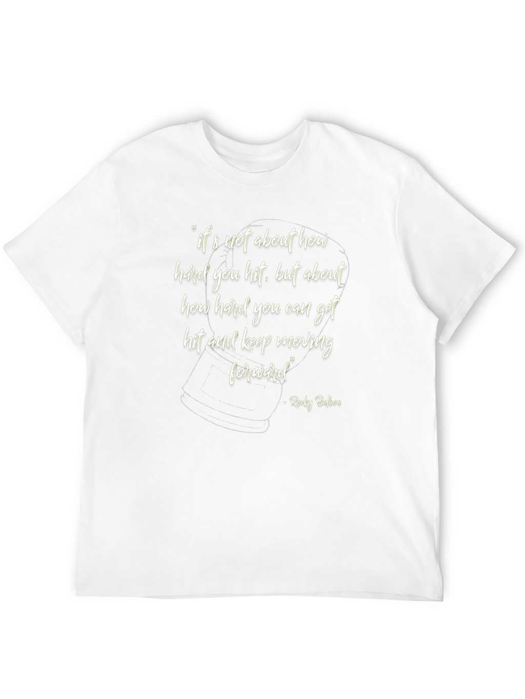 Rocky Balboa Quote T-Shirt: Motivational Boxing Tee