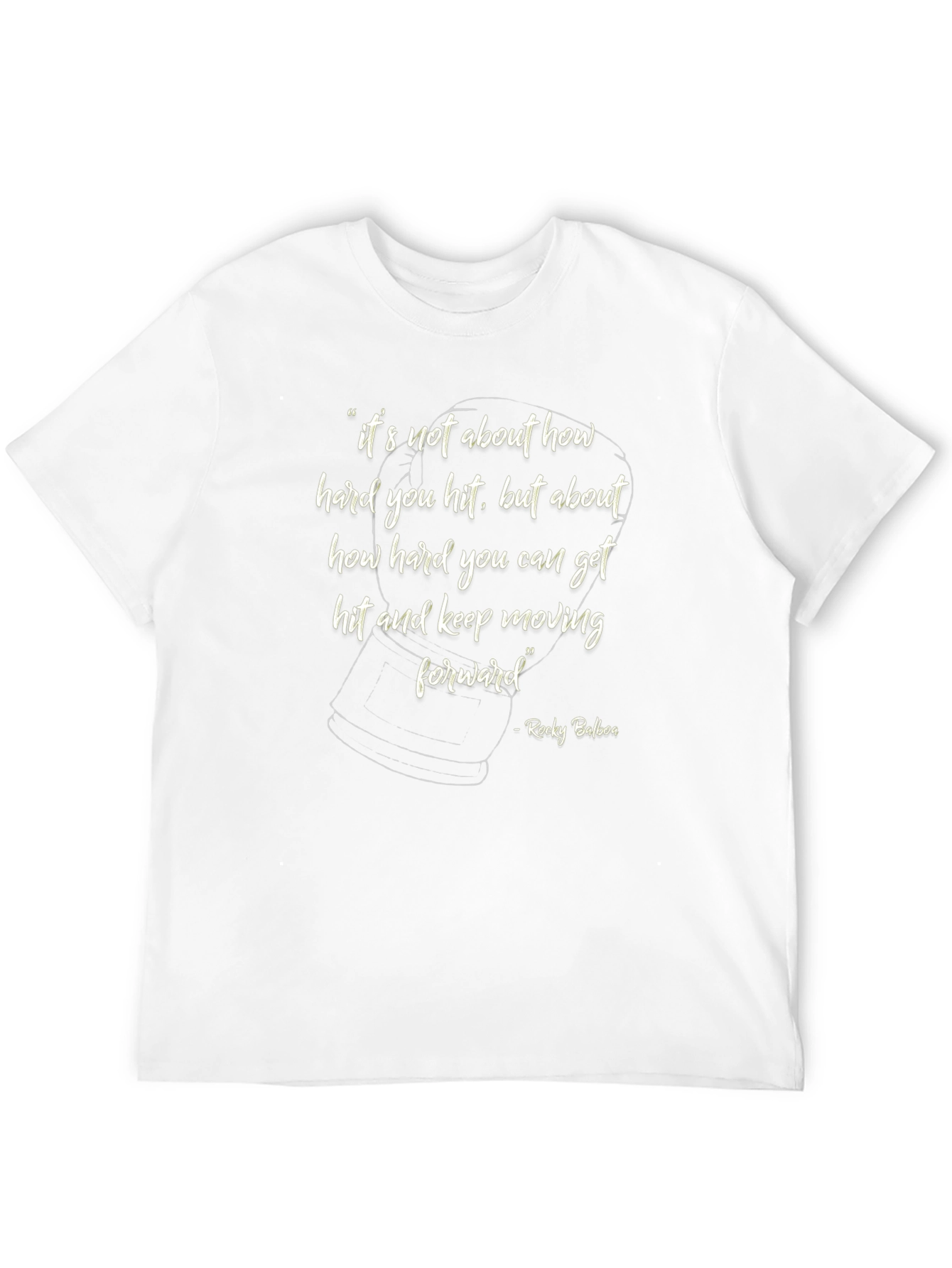 Rocky Balboa Quote T-Shirt: Motivational Boxing Tee