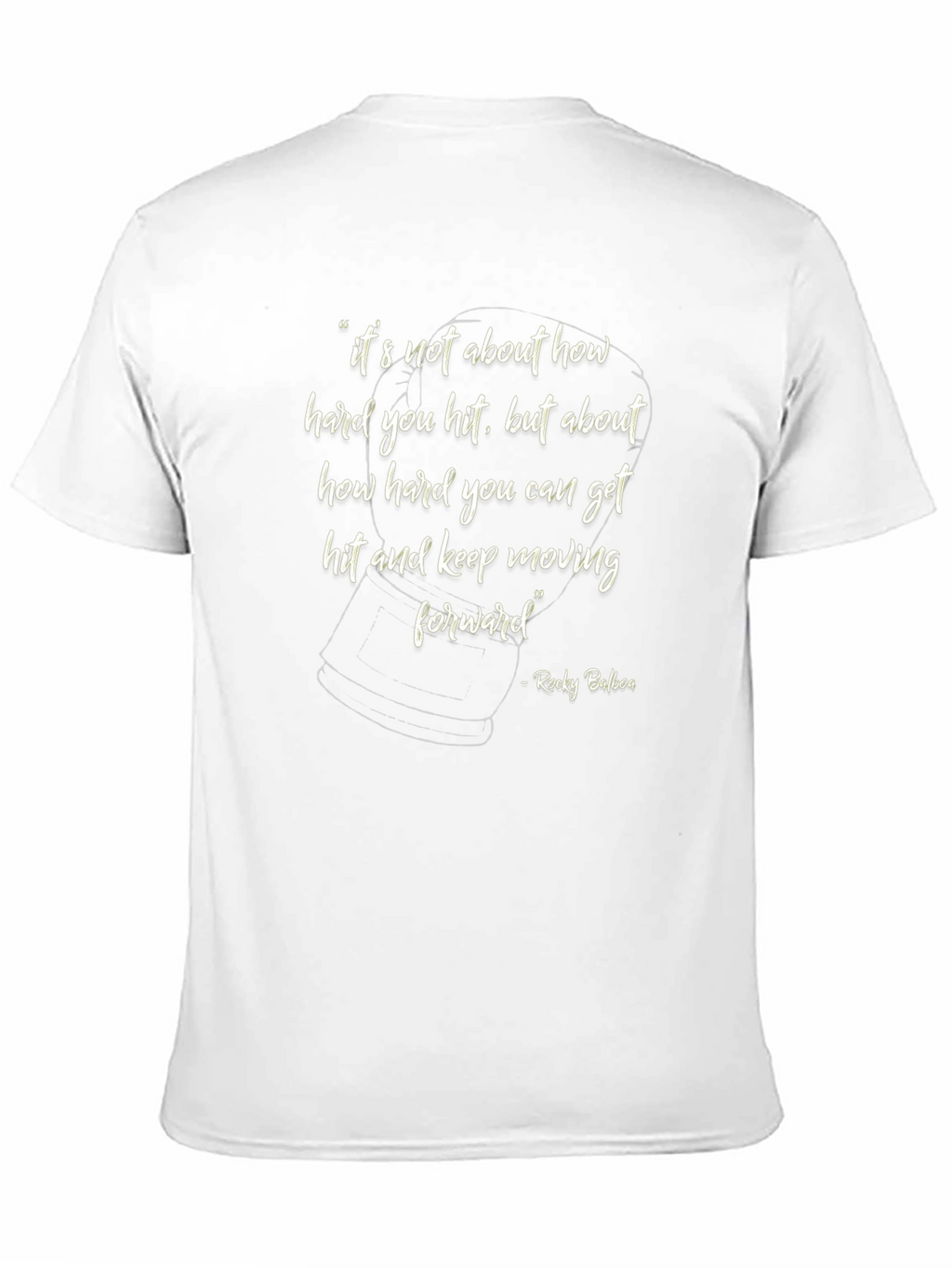 Rocky Balboa Quote T-Shirt: Motivational Boxing Tee