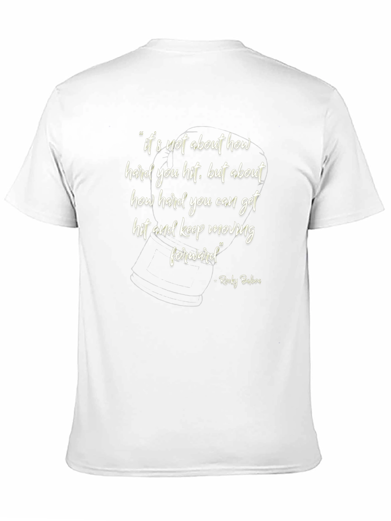 Rocky Balboa Quote T-Shirt: Motivational Boxing Tee