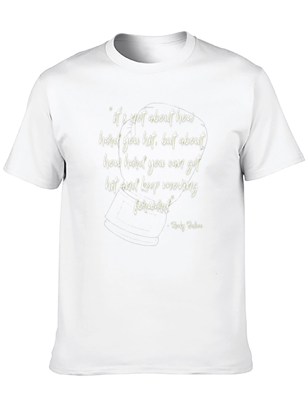 Rocky Balboa Quote T-Shirt: Motivational Boxing Tee