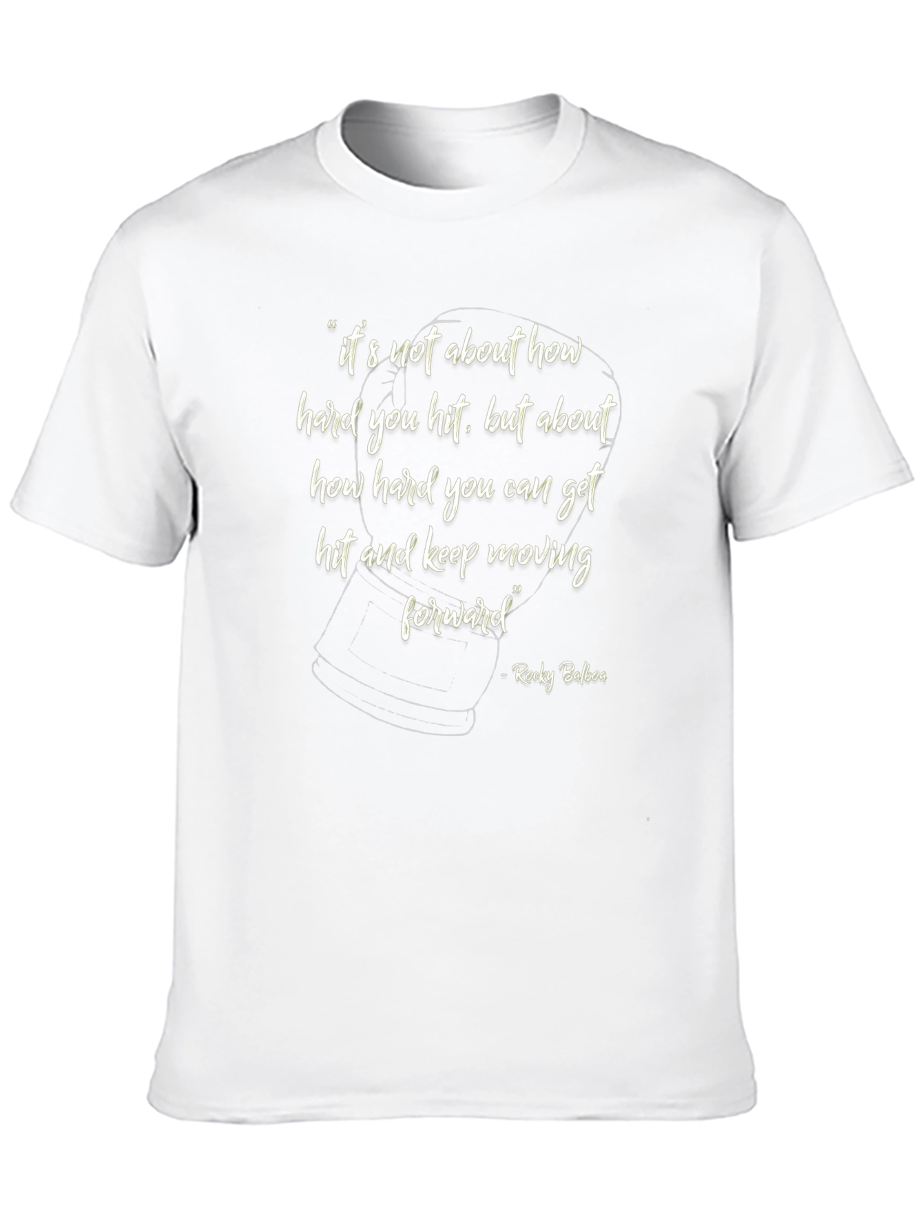 Rocky Balboa Quote T-Shirt: Motivational Boxing Tee