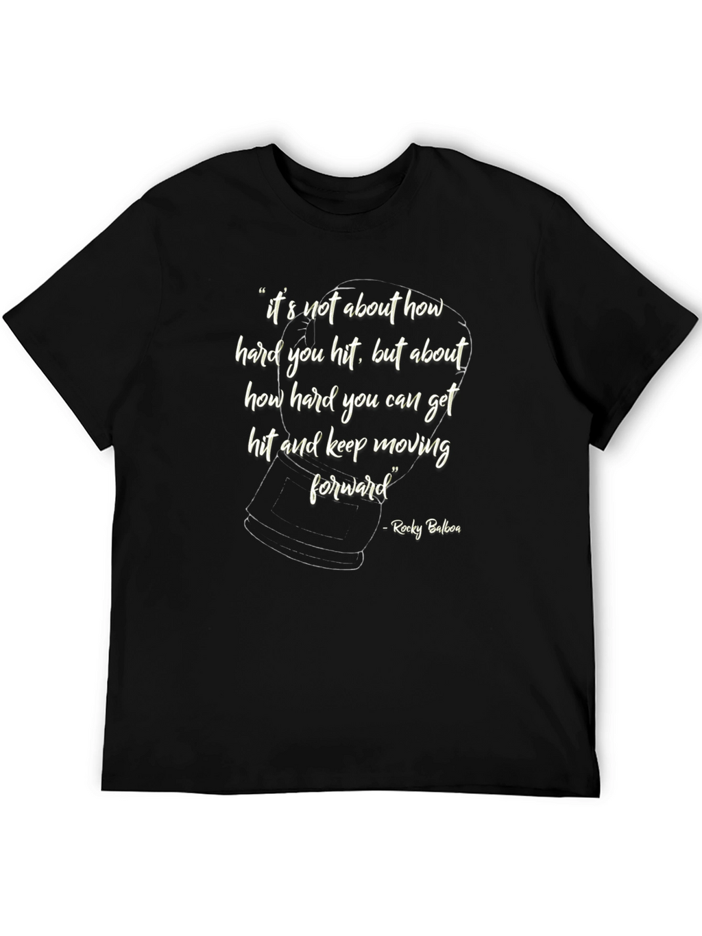 Rocky Balboa Quote T-Shirt: Motivational Boxing Tee