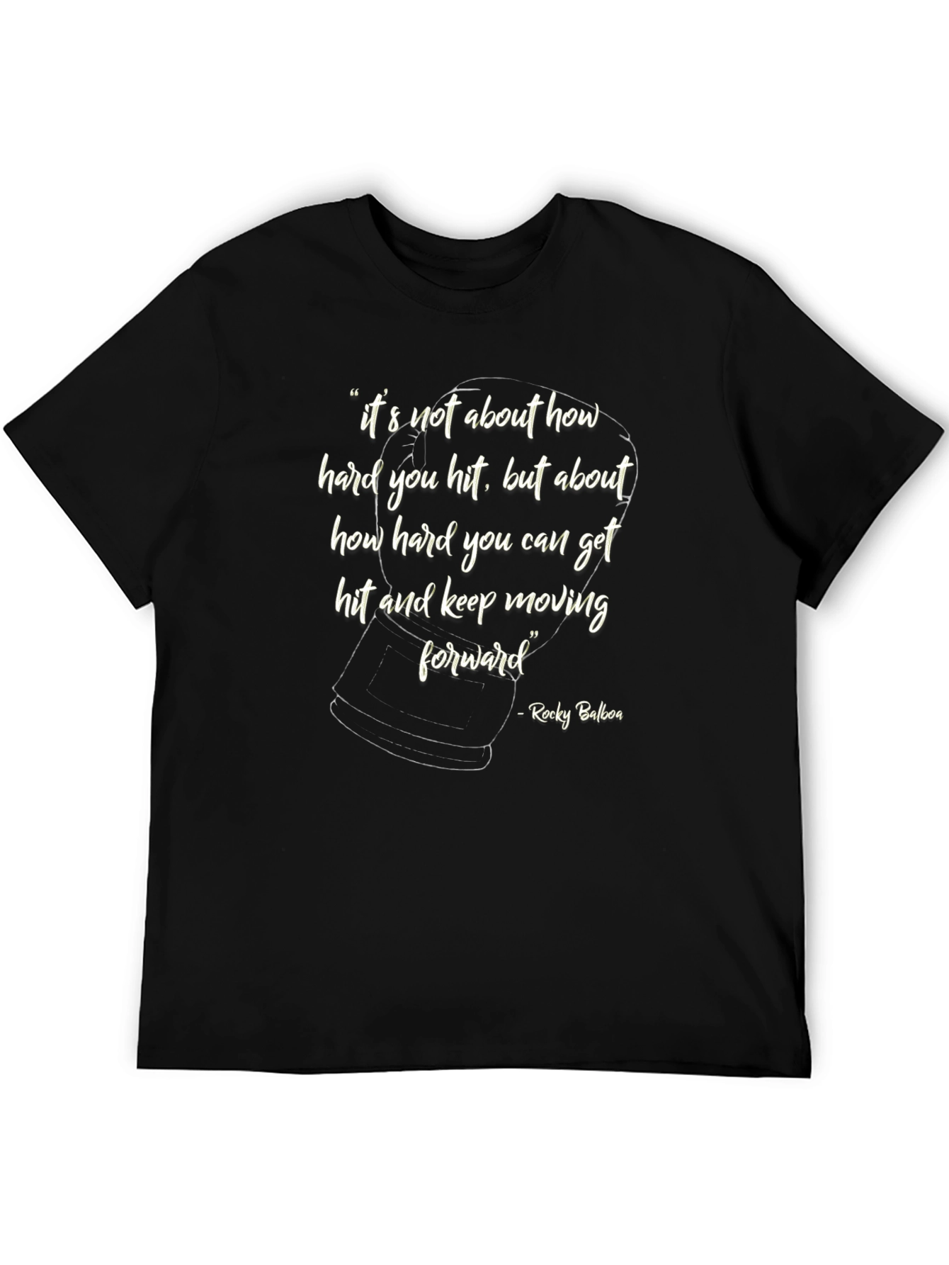 Rocky Balboa Quote T-Shirt: Motivational Boxing Tee