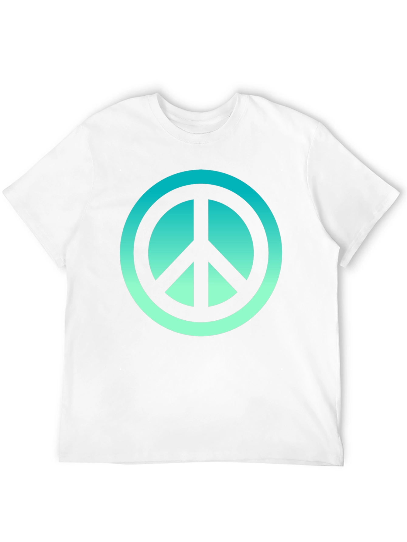 Peace Sign Graphic Tee - Mens Black T-Shirt