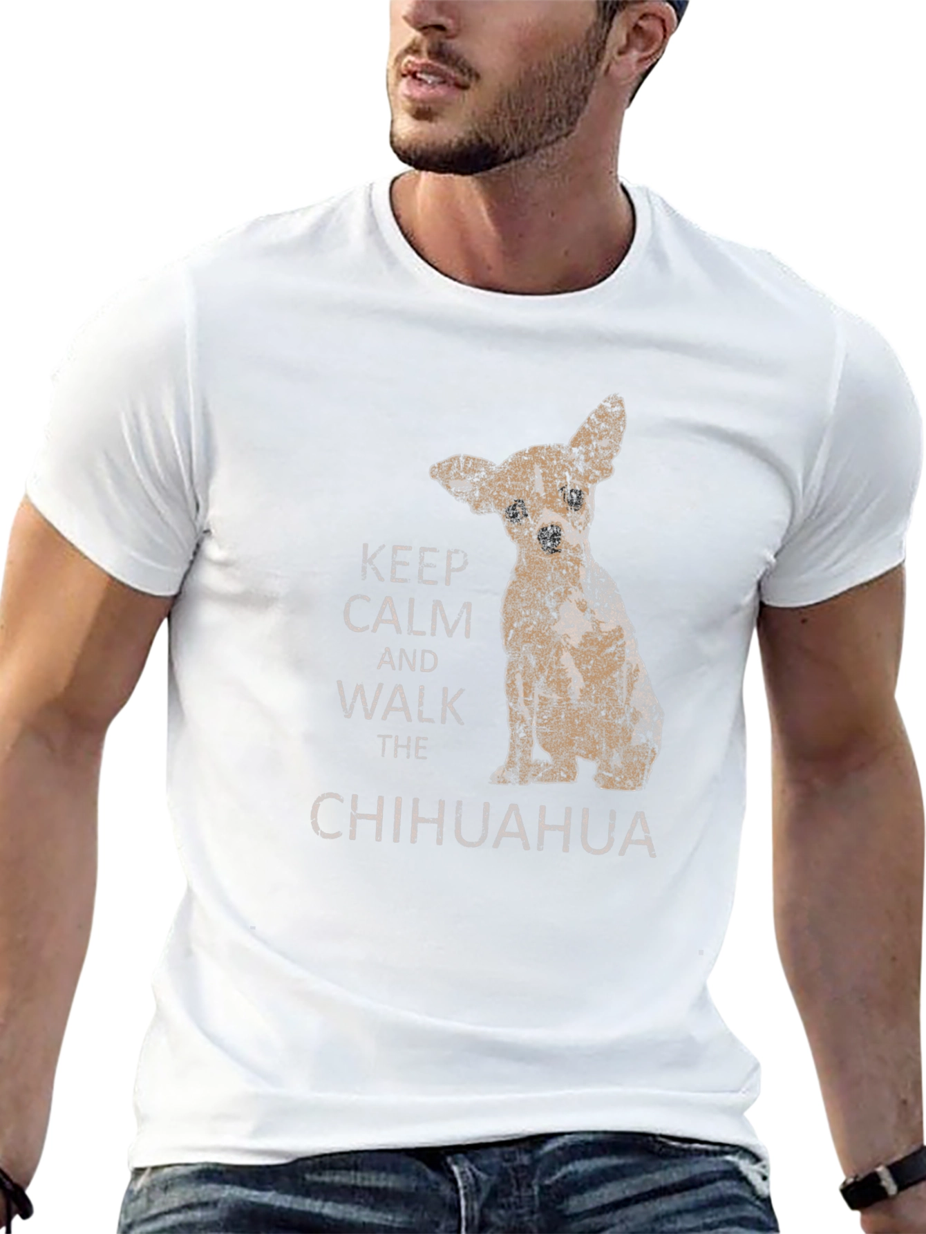 Keep Calm Chihuahua Graphic Tee