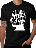 Motivational Your Life T-Shirt - Black