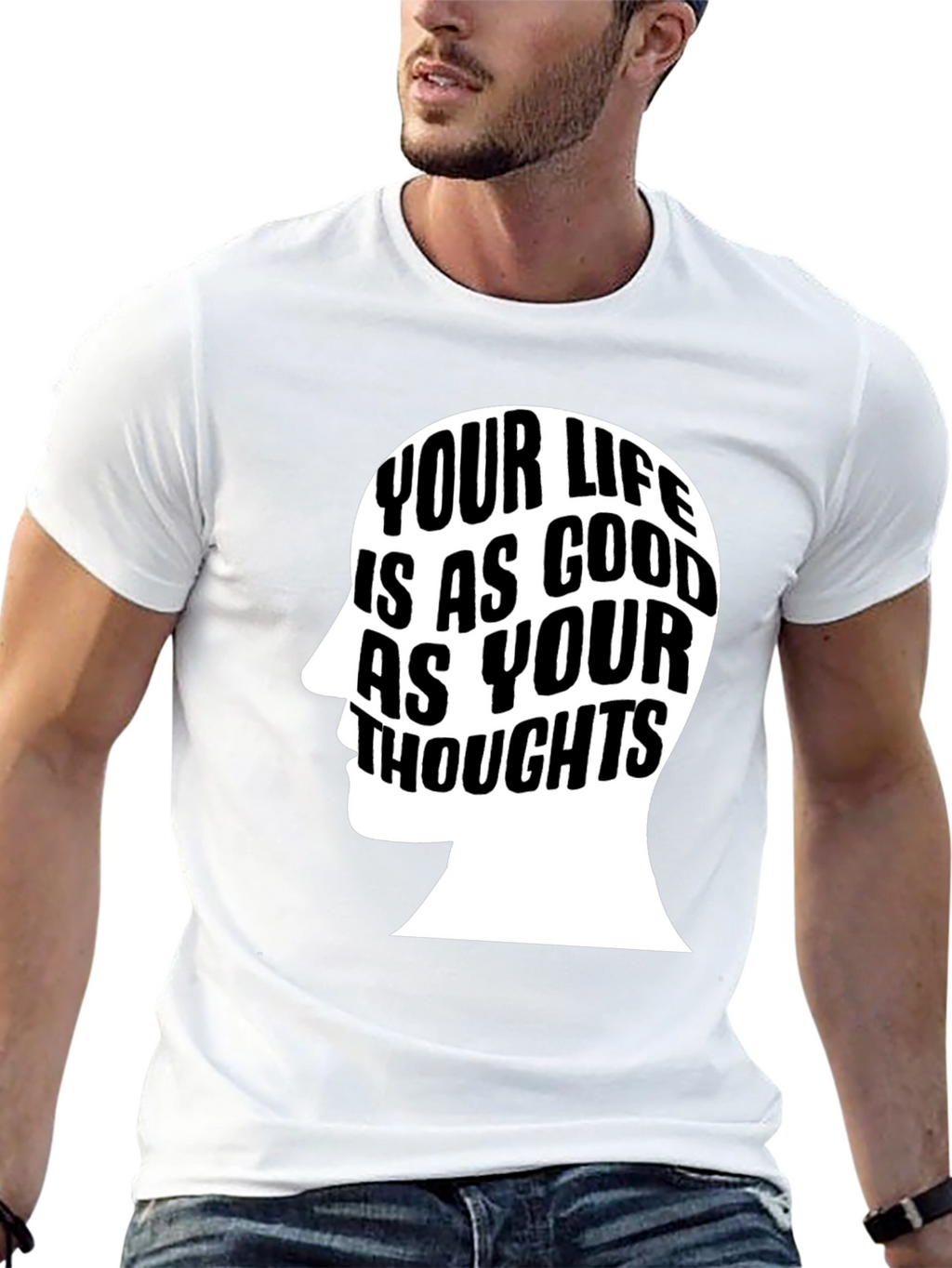 Motivational Your Life T-Shirt - Black