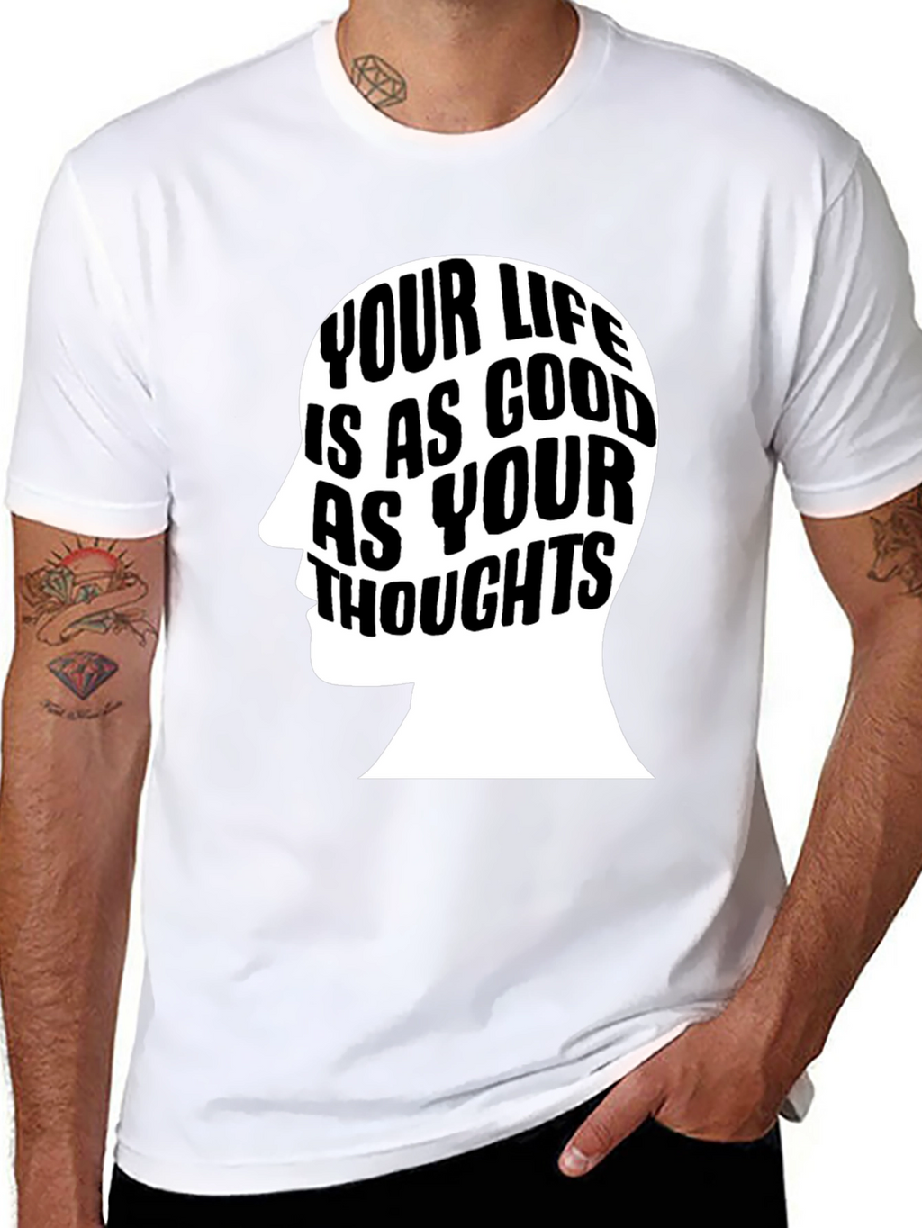 Motivational Your Life T-Shirt - Black