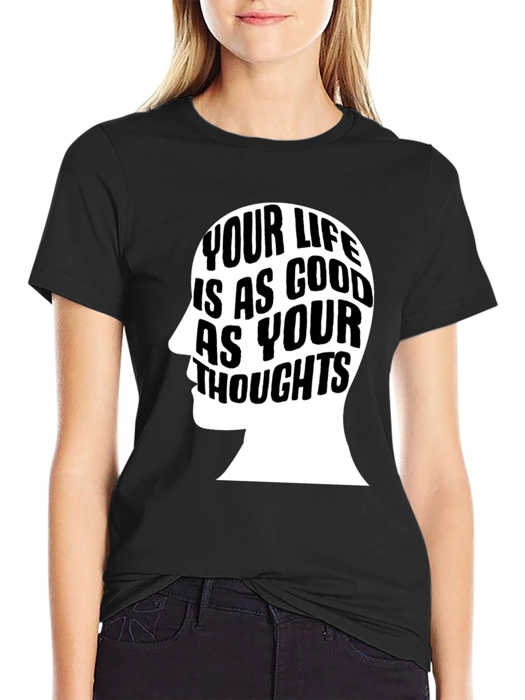 Motivational Your Life T-Shirt - Black