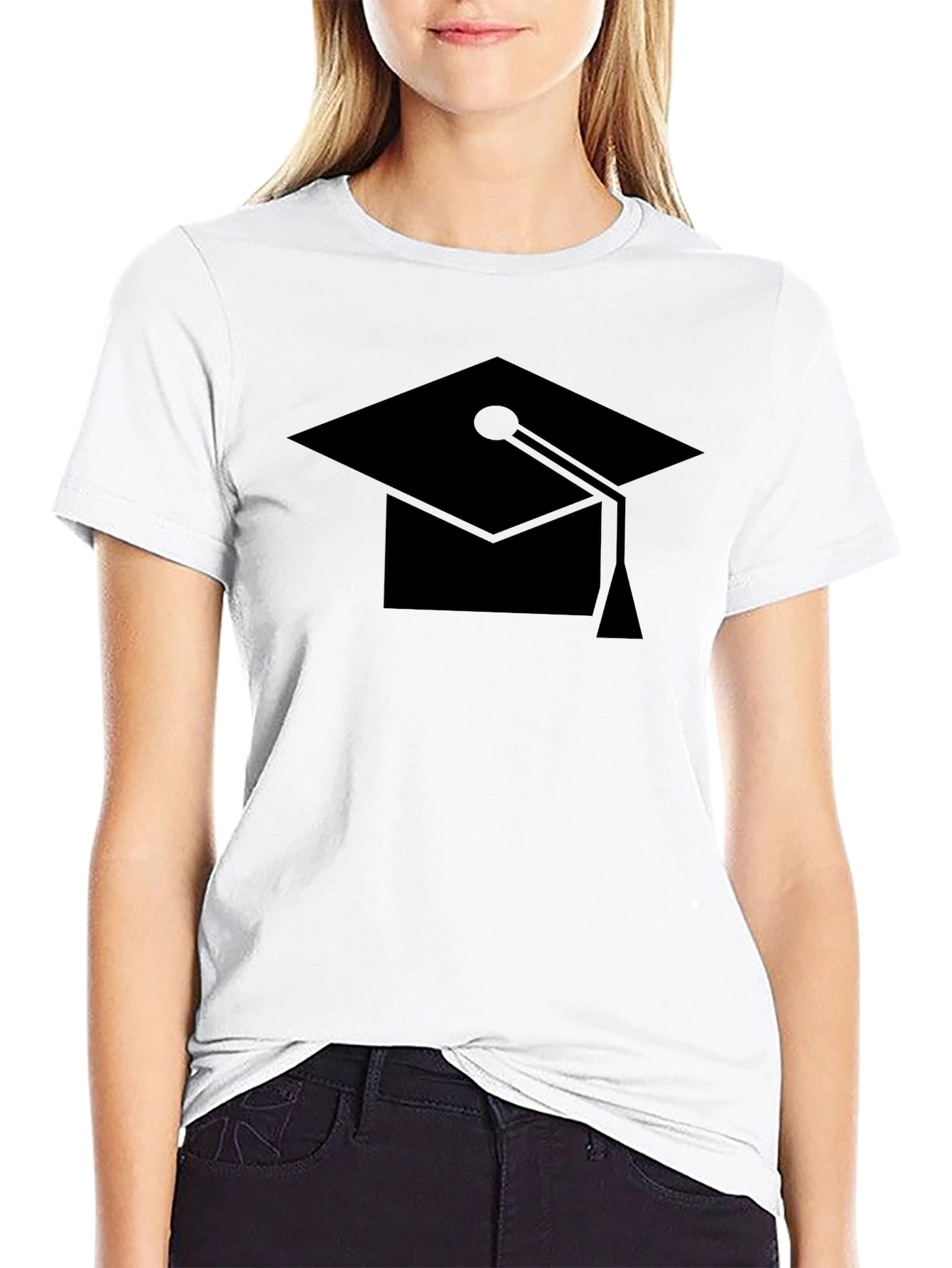 Graduation Cap Black T-Shirt