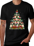 Boxer Dog Christmas Tree T-Shirt