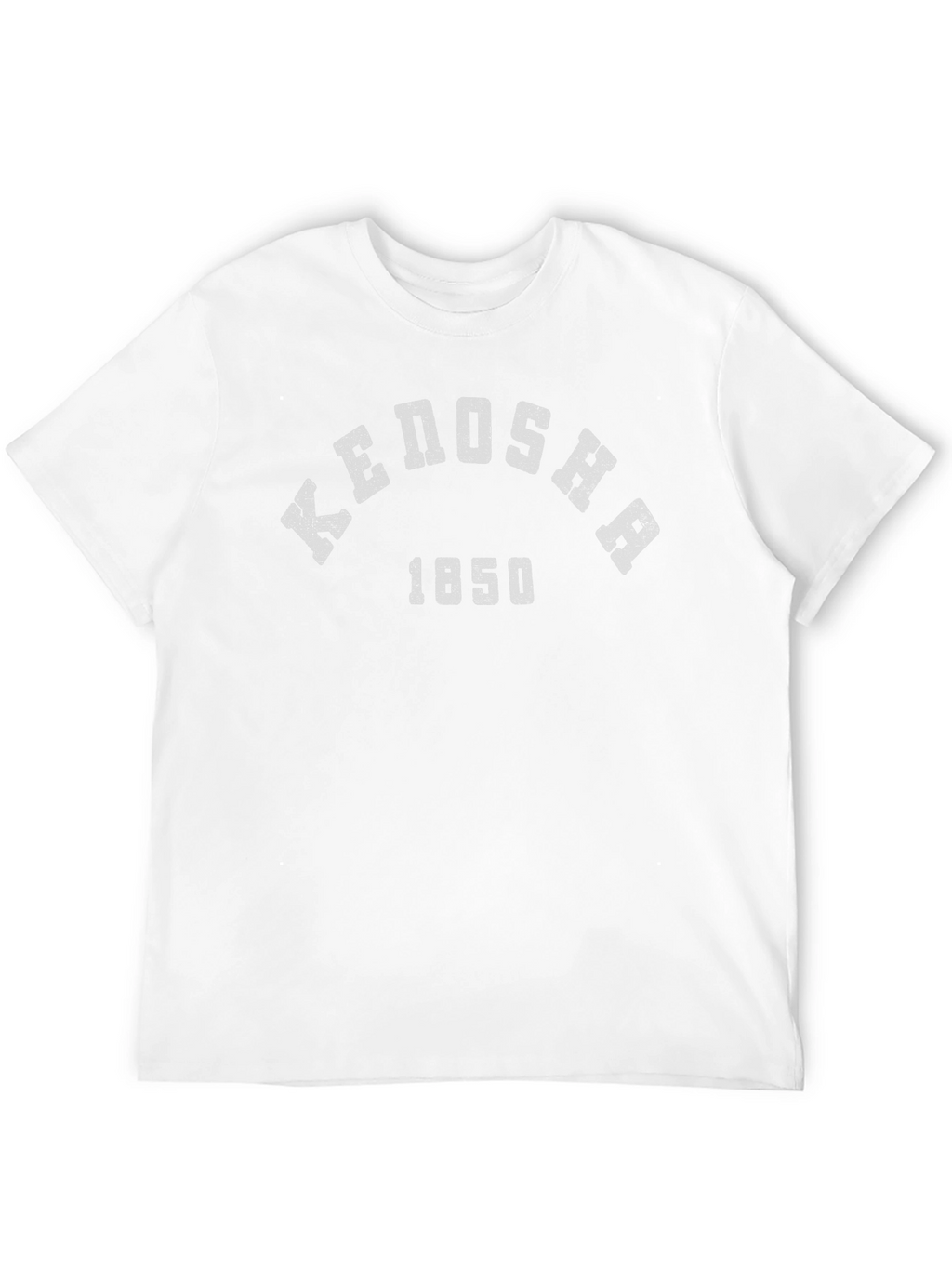 Kenosha 1850 Distressed Graphic T-Shirt