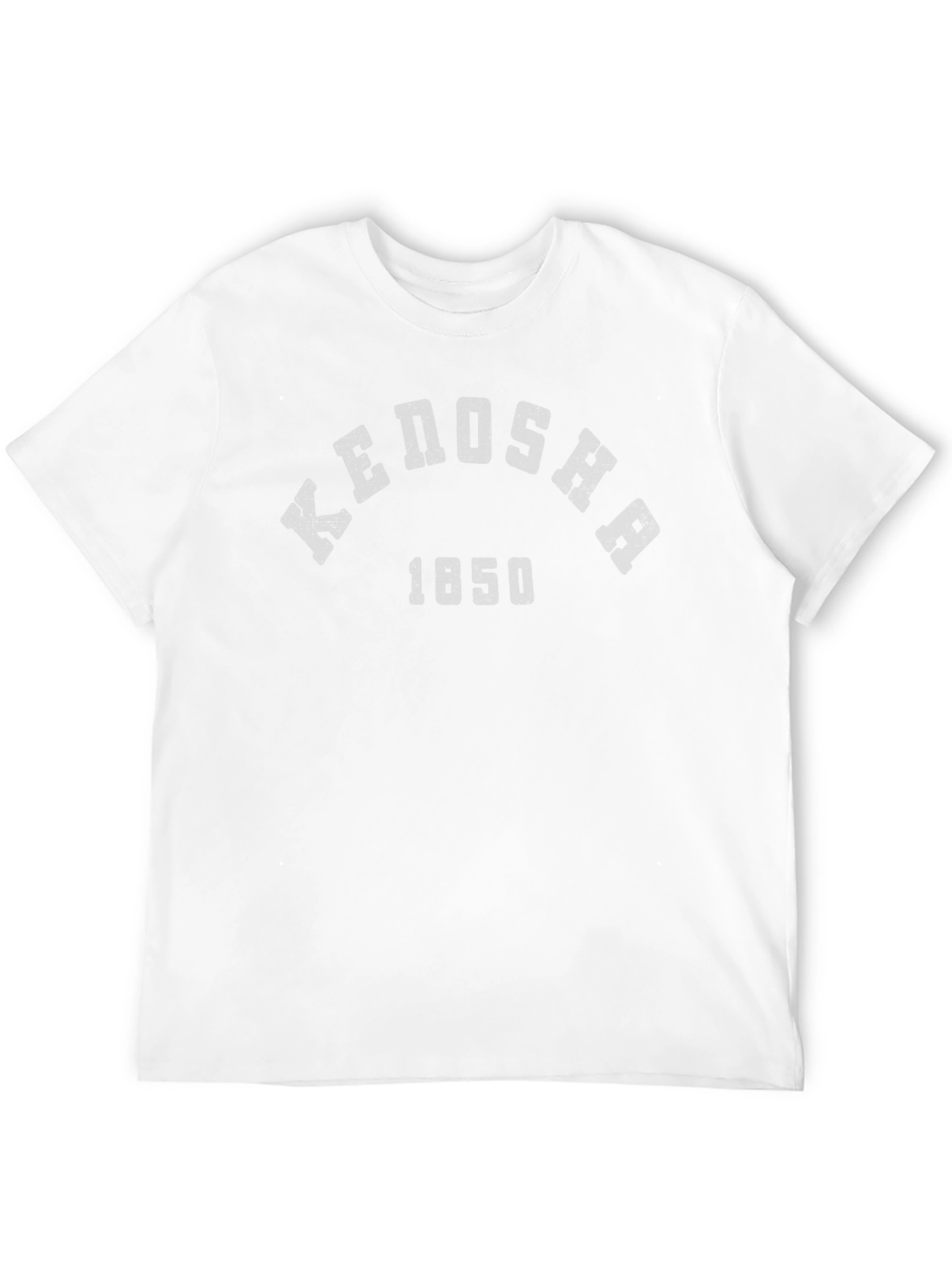 Kenosha 1850 Distressed Graphic T-Shirt