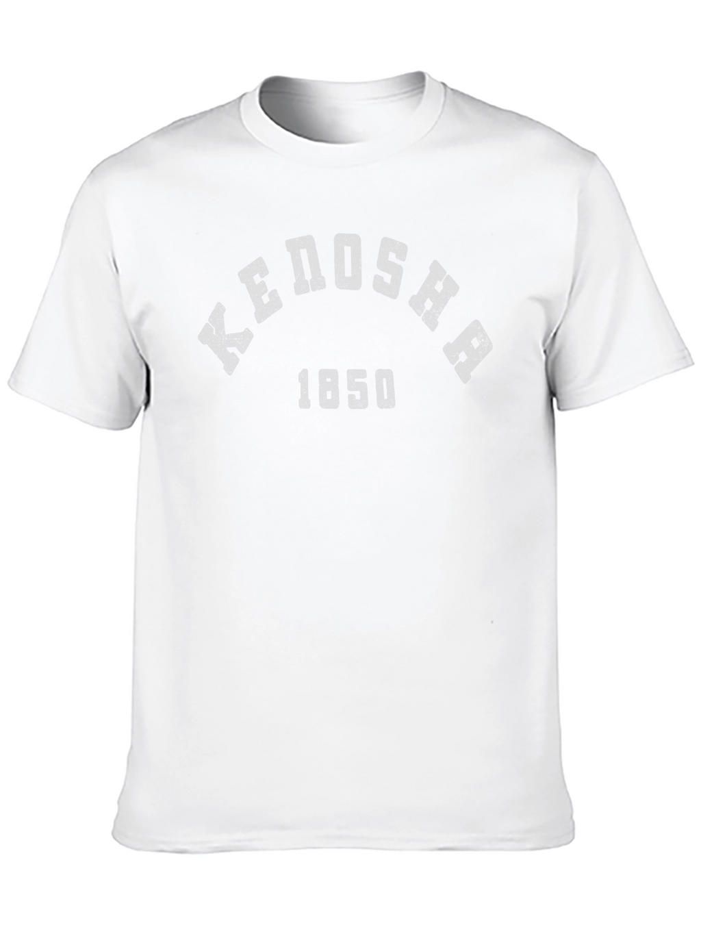 Kenosha 1850 Distressed Graphic T-Shirt