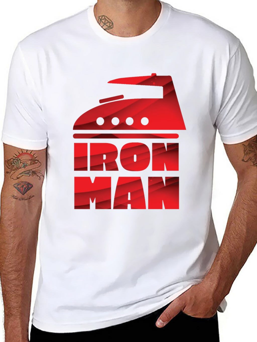 Iron Man Graphic Print T-Shirt