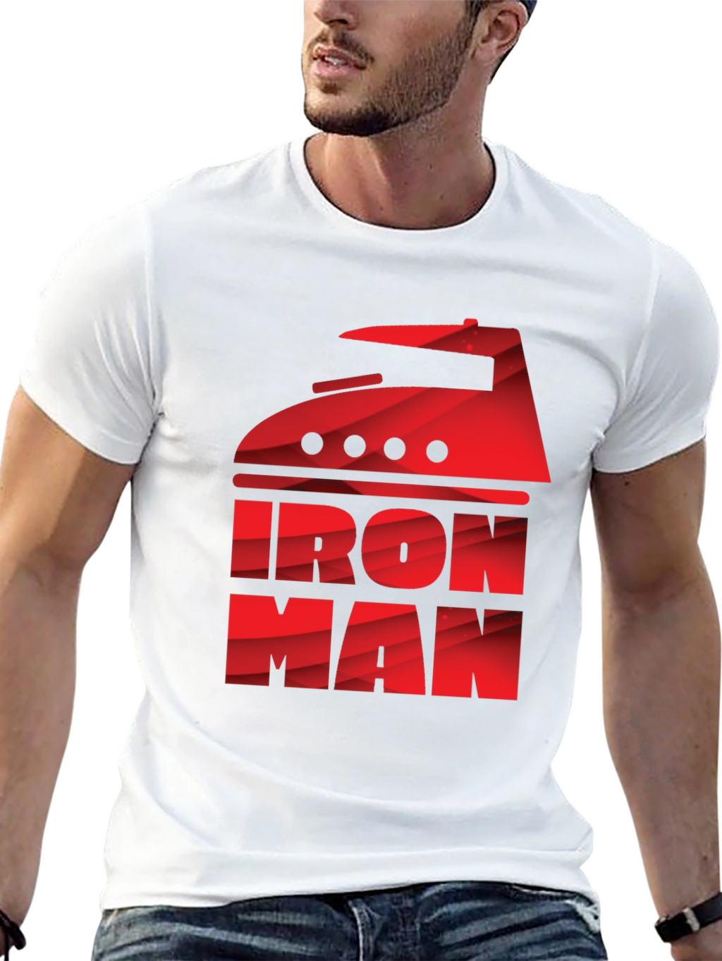 Iron Man Graphic Print T-Shirt