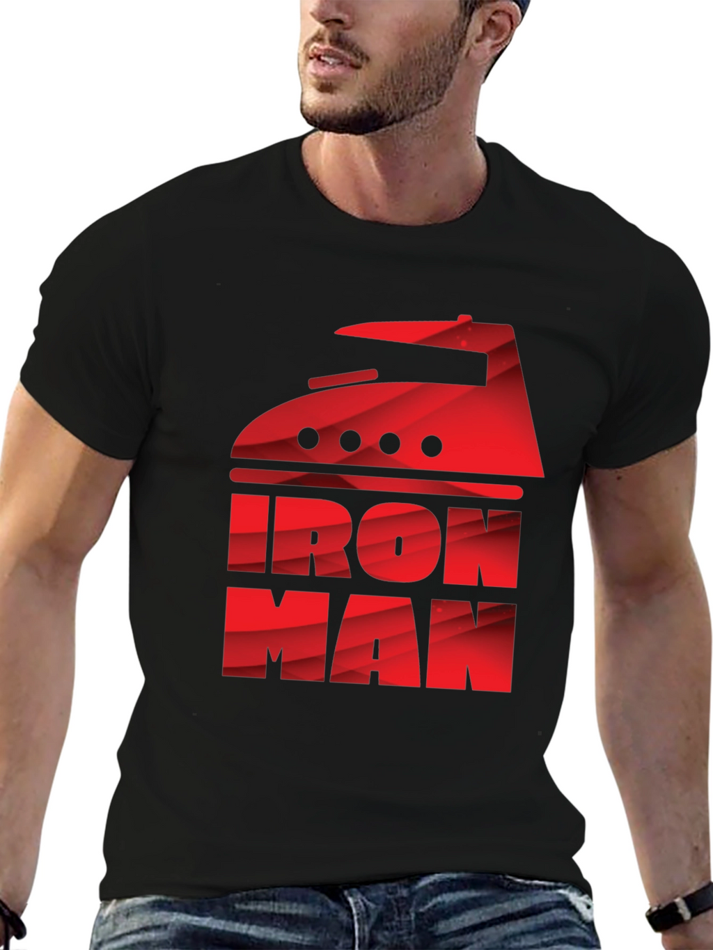 Iron Man Graphic Print T-Shirt