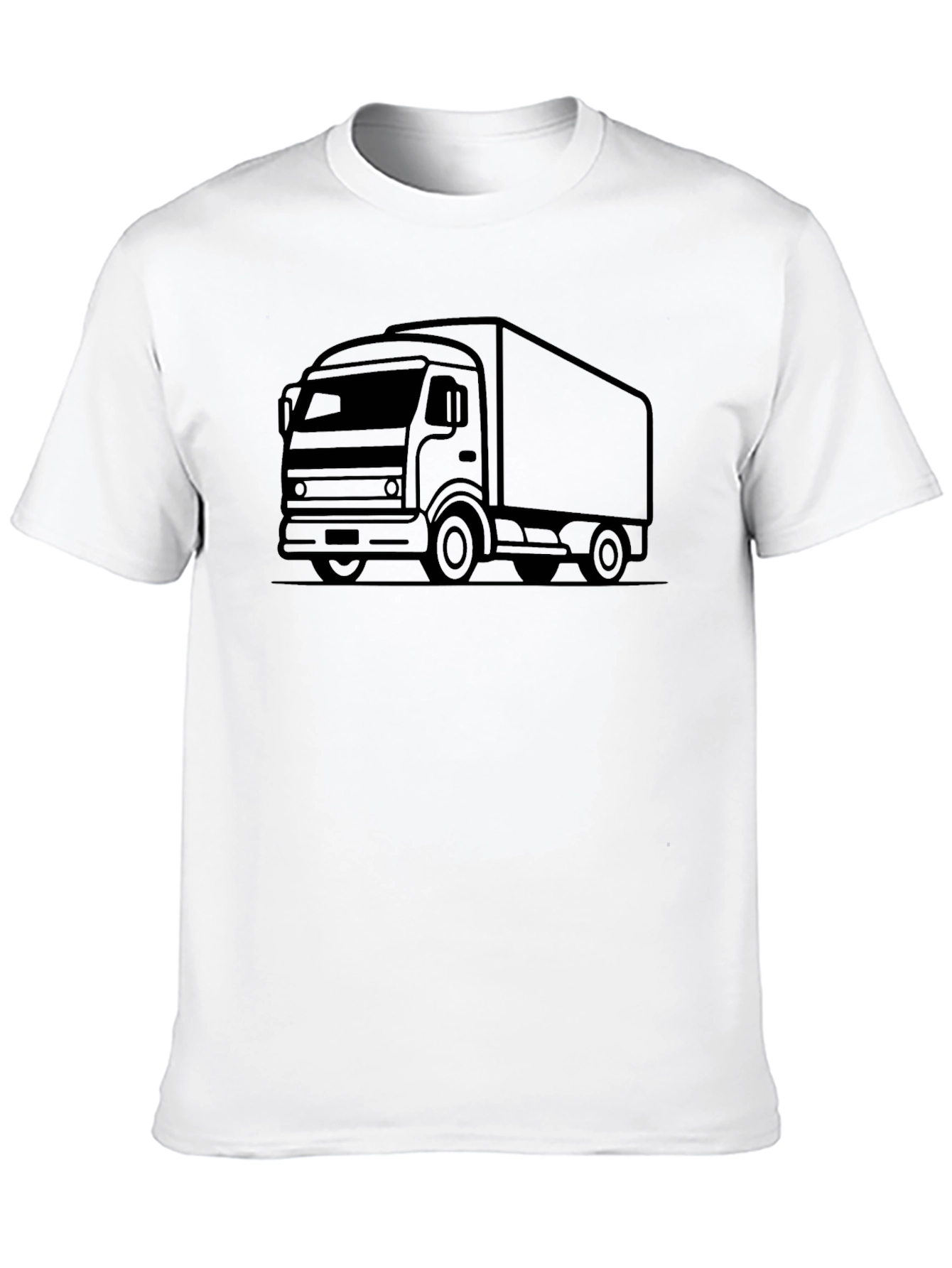 Truck Graphic T-Shirt - Mens Black Tee