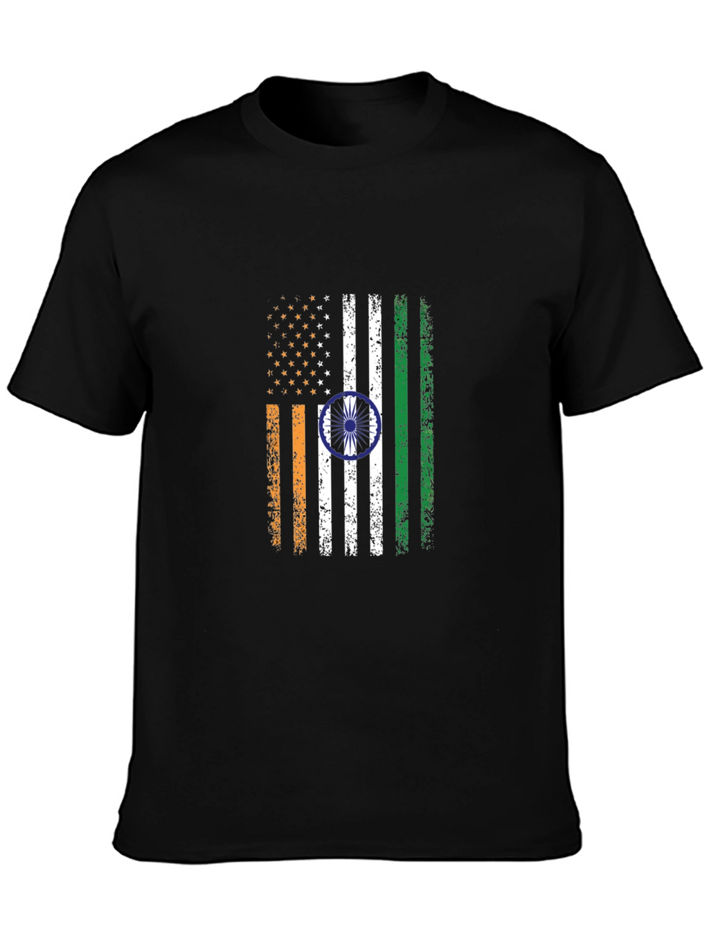 USA India Flag T-Shirt