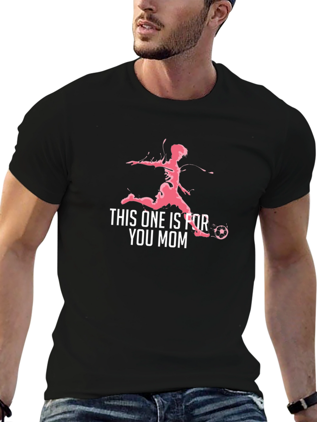 Soccer Mom Graphic Tee - Black T-Shirt