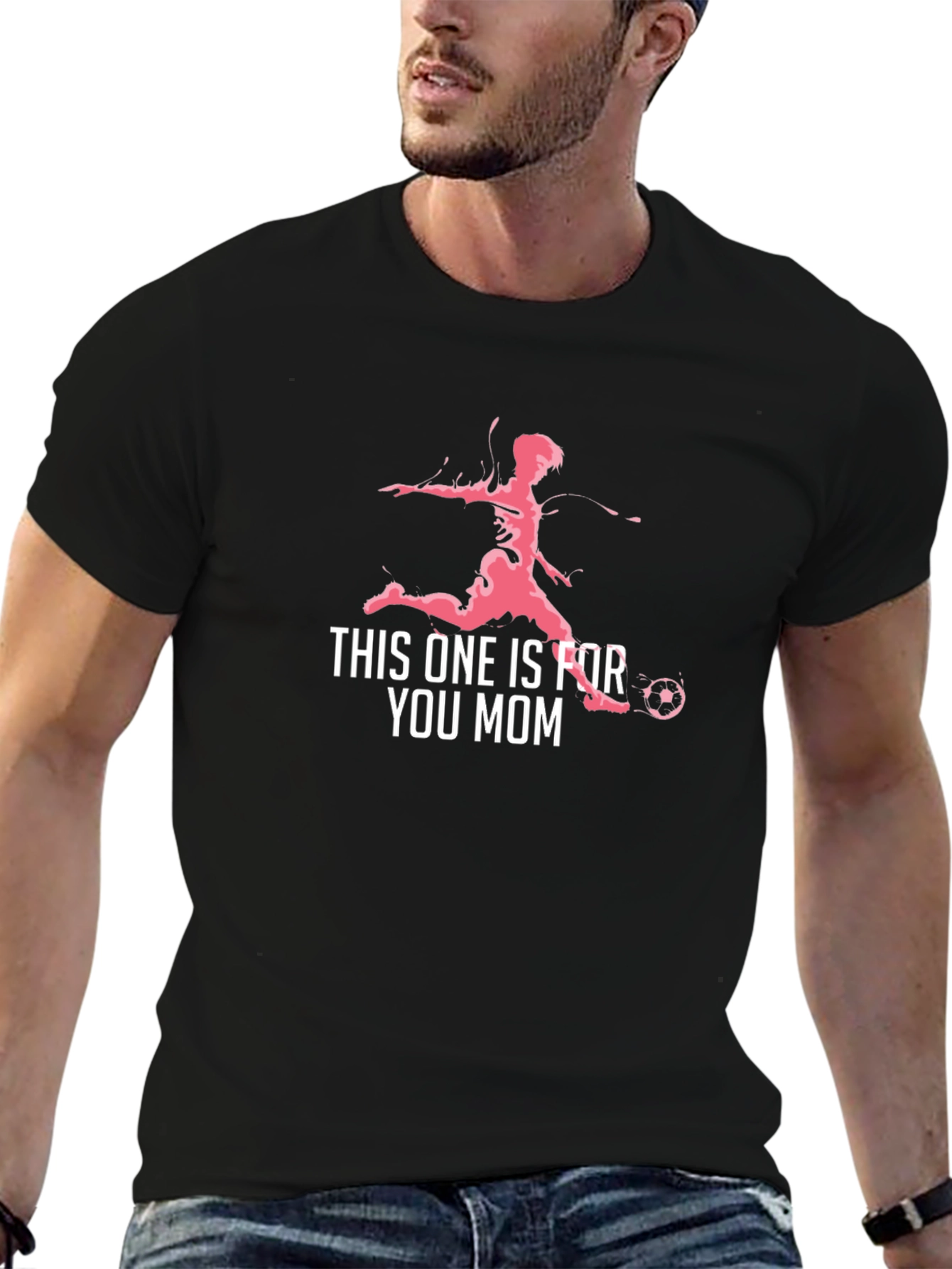 Soccer Mom Graphic Tee - Black T-Shirt