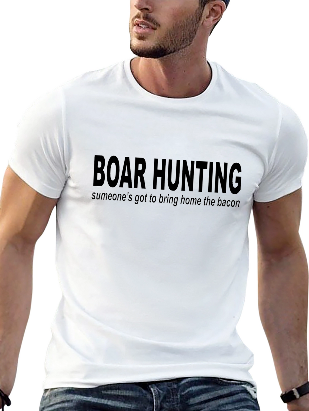 Boar Hunting Bacon T-Shirt - Hunting Apparel