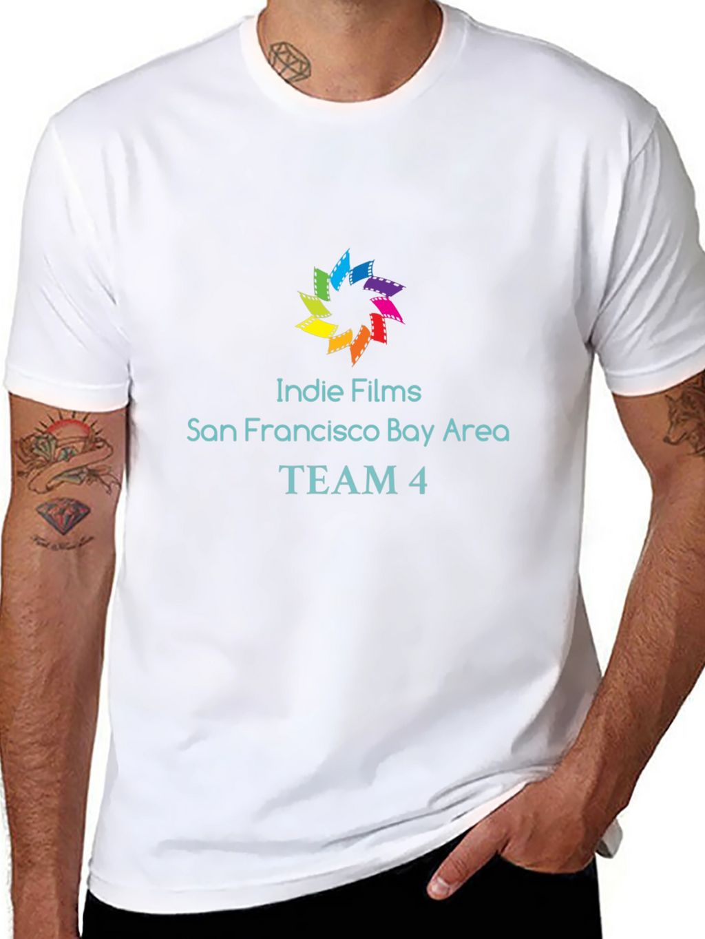 Indie Films Team 4 San Francisco Bay Area T-Shirt