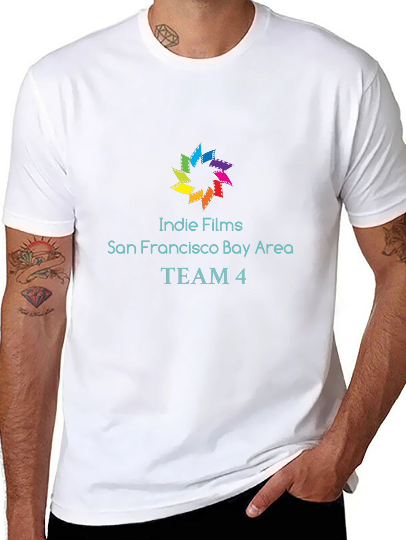 Indie Films Team 4 San Francisco Bay Area T-Shirt